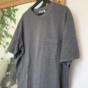 UNIQLO Gray Oversized Pocket Shirt - L